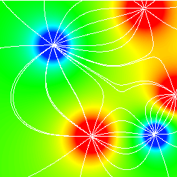 Electric potential and field lines