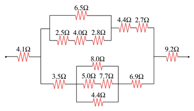 Series and Parallel Resistor network