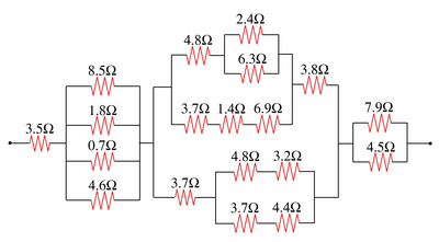 Series and Parallel Resistor network