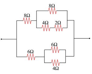 Series and Parallel Resistor network