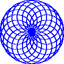 globe pattern with alpha = 0.9