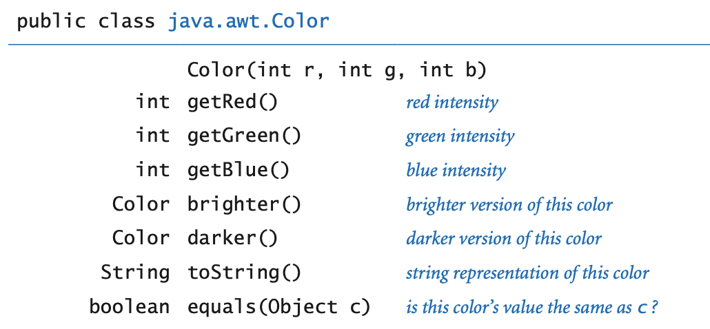 Color API