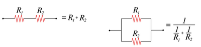 Series and Parallel Resistor formulas