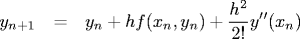 Euler's method error